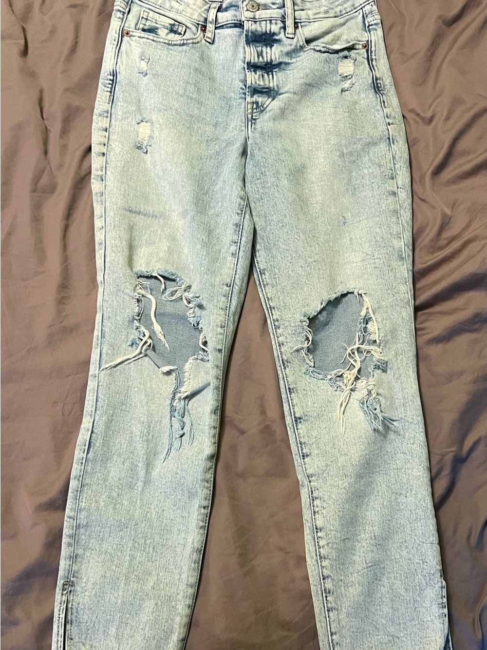 O.G. Straight High Rise Distressed Women’s Jeans